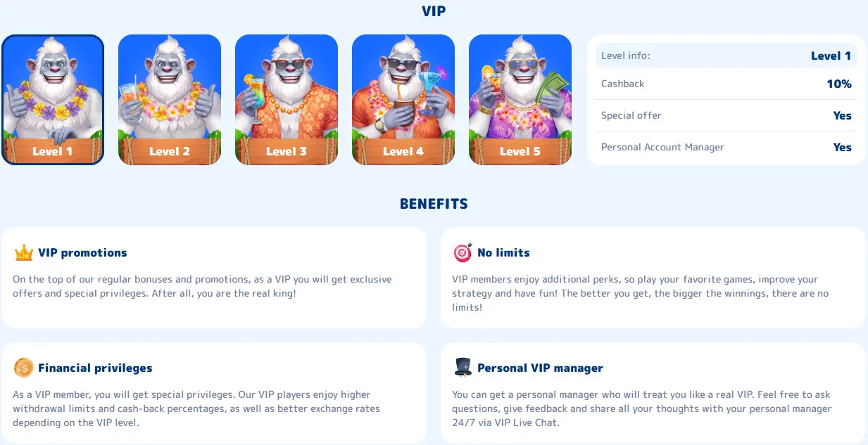 casinojoy vip